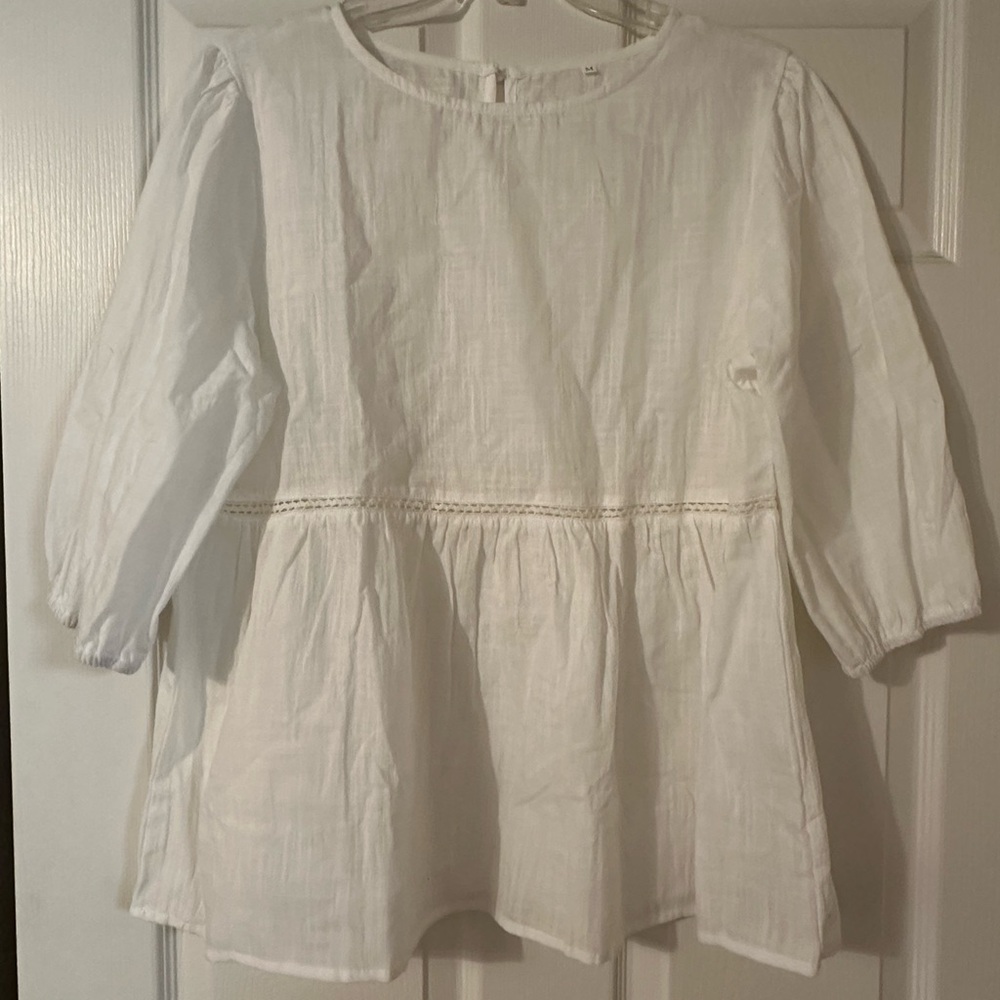 🌟 White Peasant Blouse 🌟